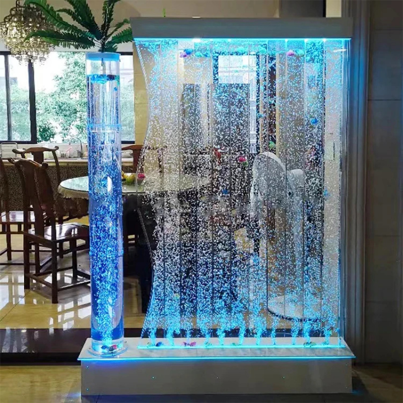 Partition Screen Divider - Écran mural à bulles LED moderne