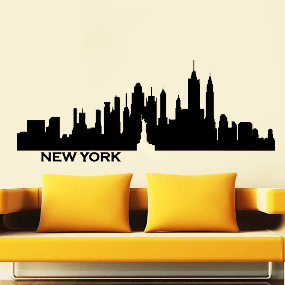Office Furniture York - Autocollant mural ville de New York,