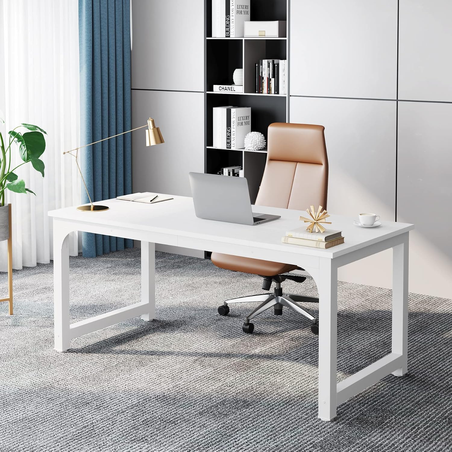Office Furniture Suppliers - Bureau de direction de 63 pouces,