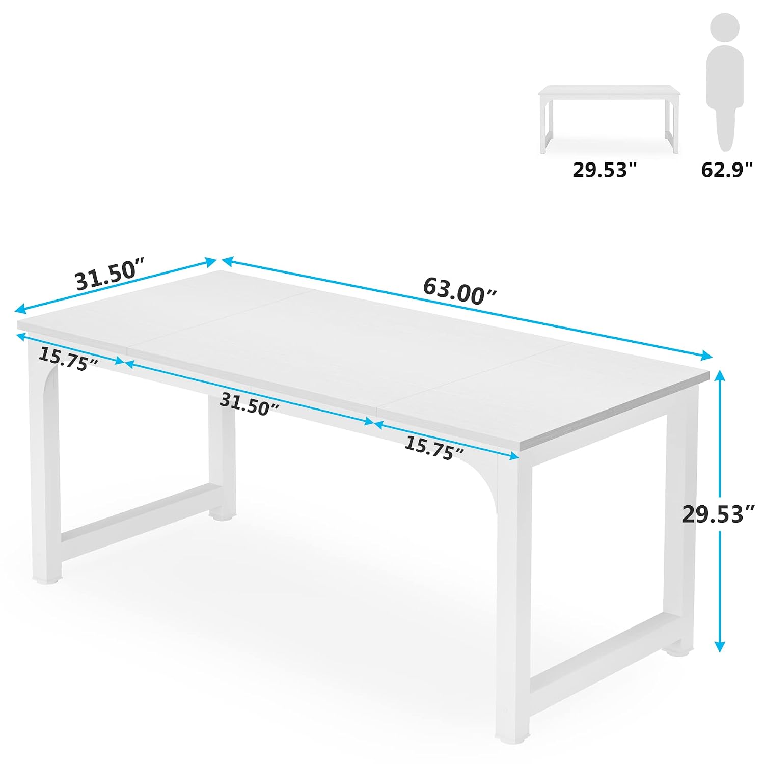 Bureau de direction de 63 pouc - Office Furniture Suppliers avis et prix