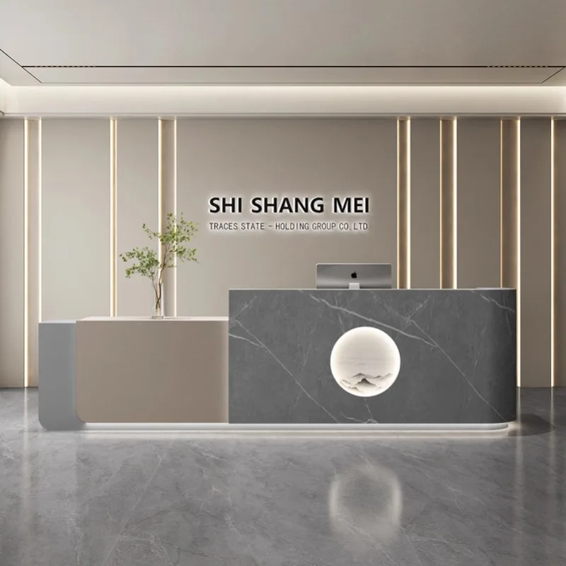 Bureau d'accueil de style crèm - Office Furniture Company avis et prix