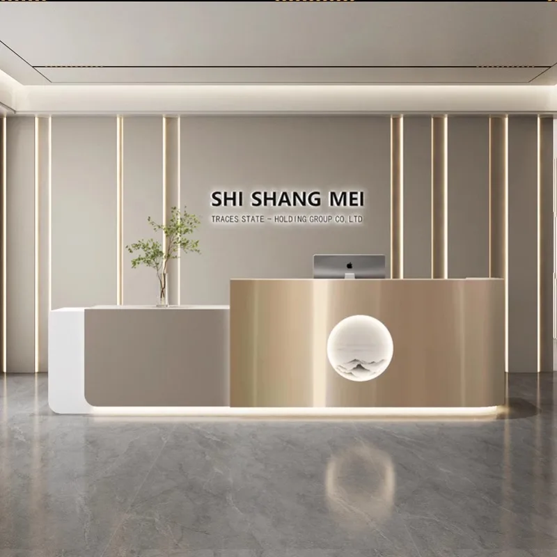 Bureau d'accueil de style crèm - Office Furniture Company avis et prix