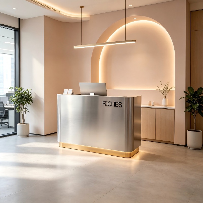 Comptoir de réception en acier - Office Furniture Company avis et prix