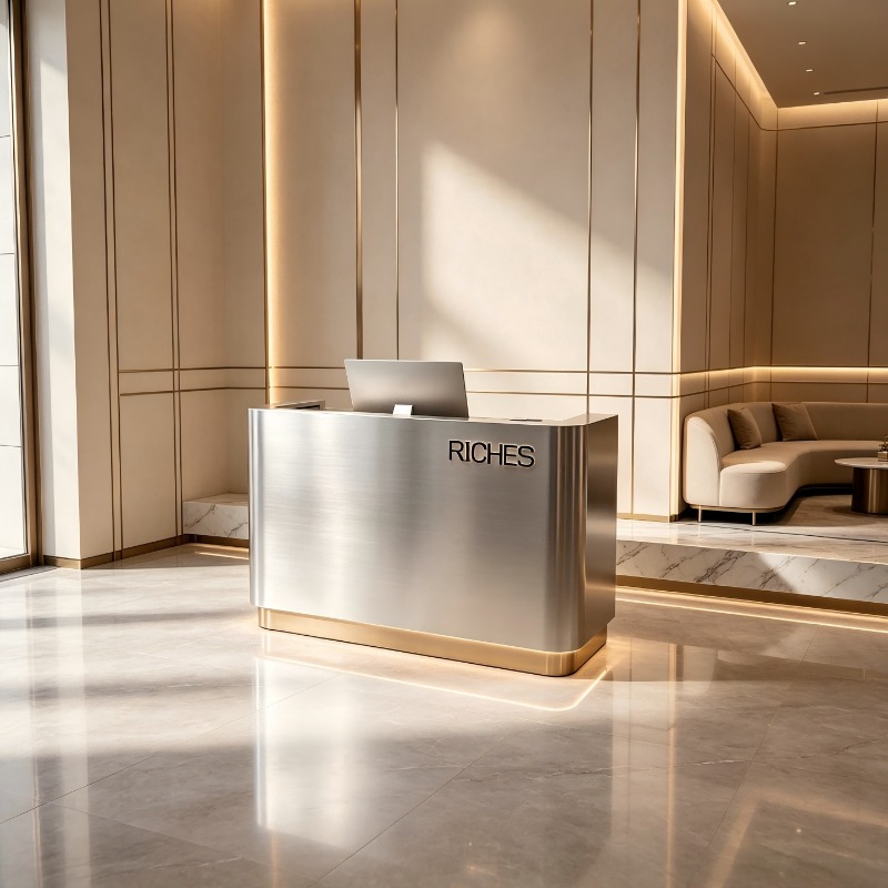 Comptoir de réception en acier - Office Furniture Company avis et prix