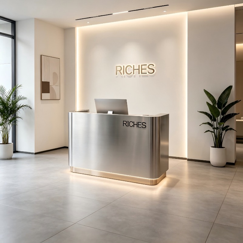 Comptoir de réception en acier - Office Furniture Company avis et prix