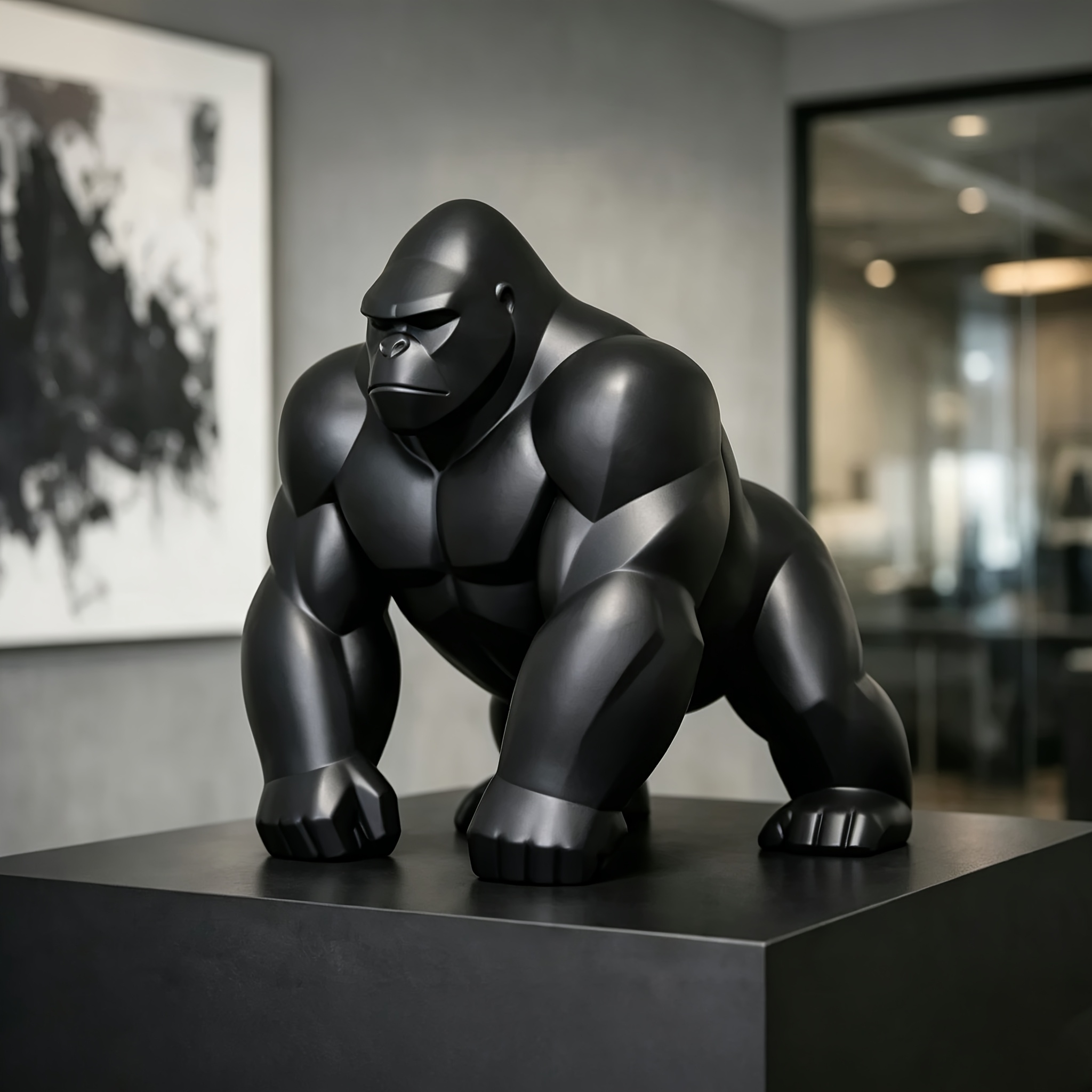 Figurine de gorille géométriqu - Office Furniture Suppliers avis et prix