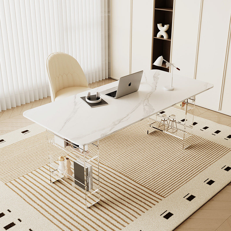 Bureau flottant en pierre frit - Office Furniture And Design avis et prix